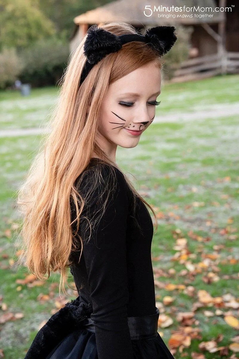 Easy Cat Costume How To Make A Black Cat Costume 5 Minutes