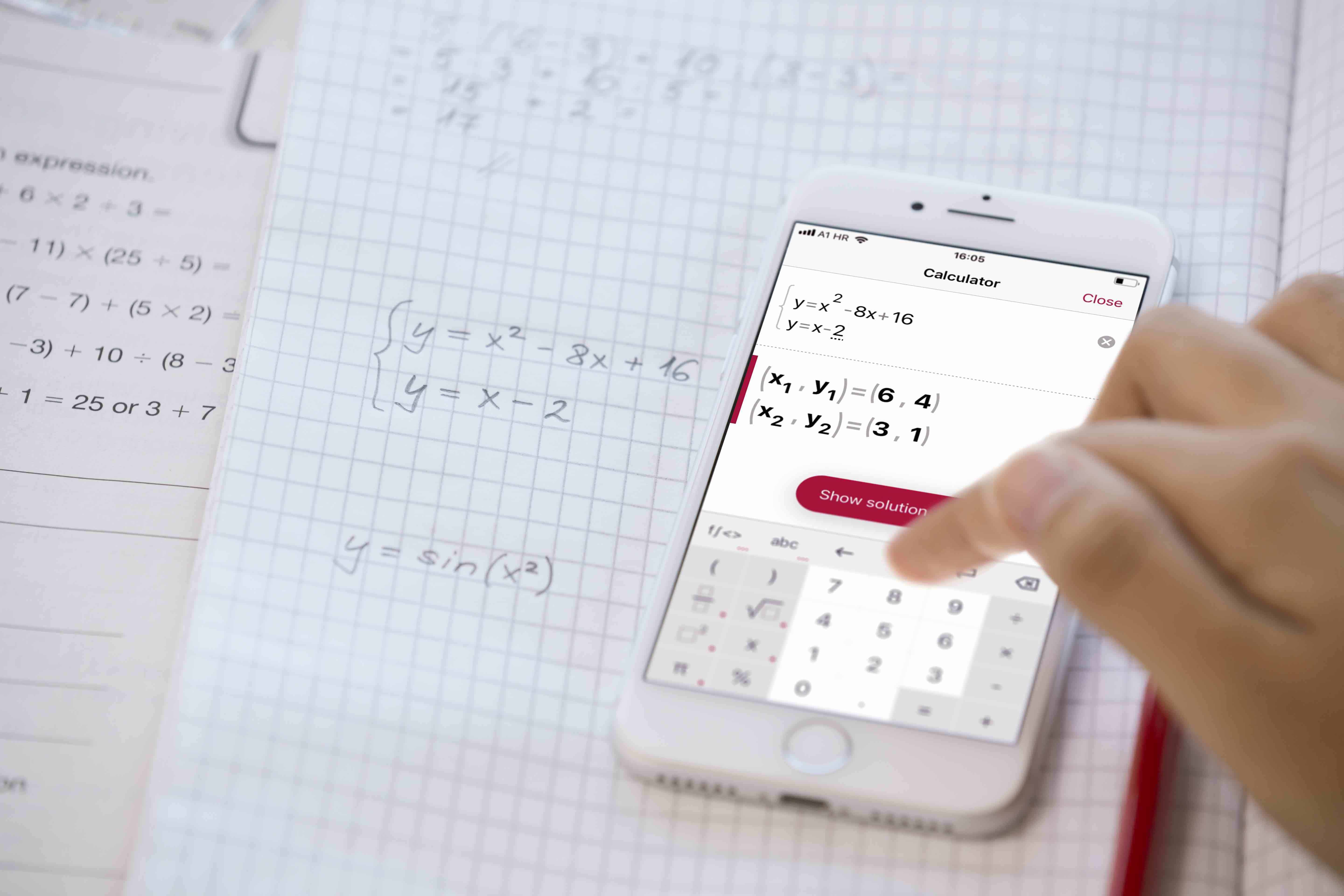 Photomath App Using Calculator 5 Minutes for Mom