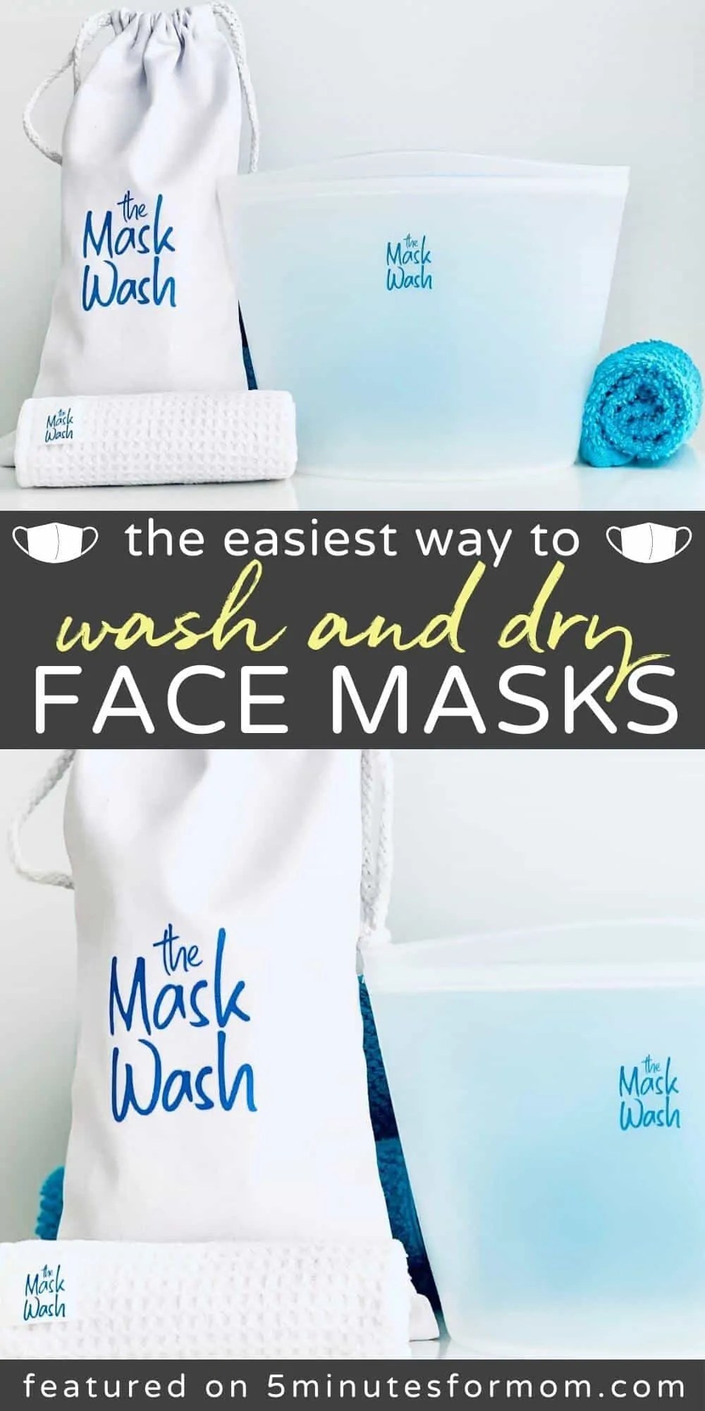 An Easy Way To Wash Face Masks 5 Minutes for Mom