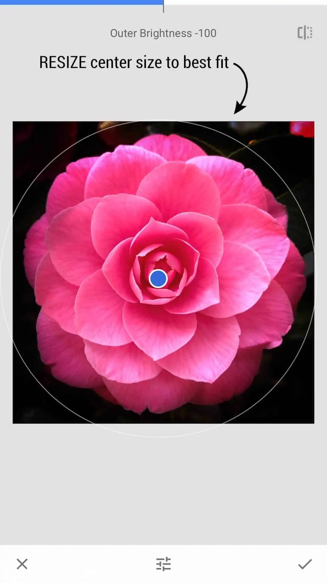 Clever Photo Editing Trick using the Tool on Snapseed 5