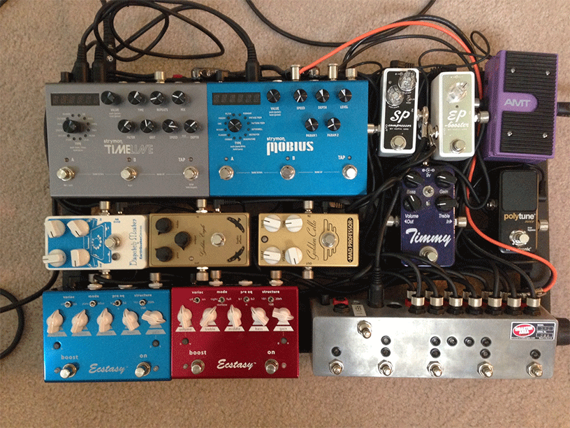 Design me a simple pedalboard for a new cover band project The Gear Page