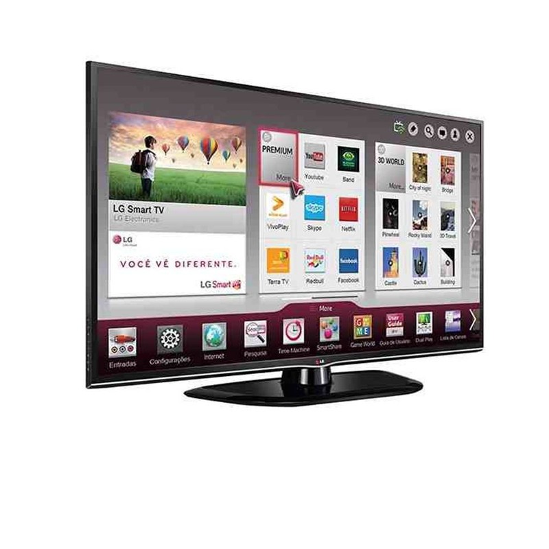 Televisão LG 50", Plasma, 3x HDMI, 1024 x 768, 50PH470H Cinco TI