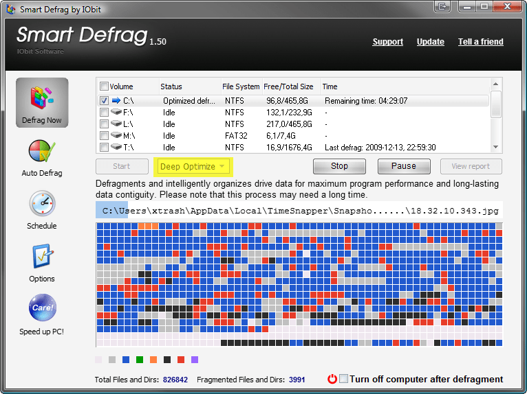 Pourquoi et Comment Défragmenter ses disques durs 65BITS