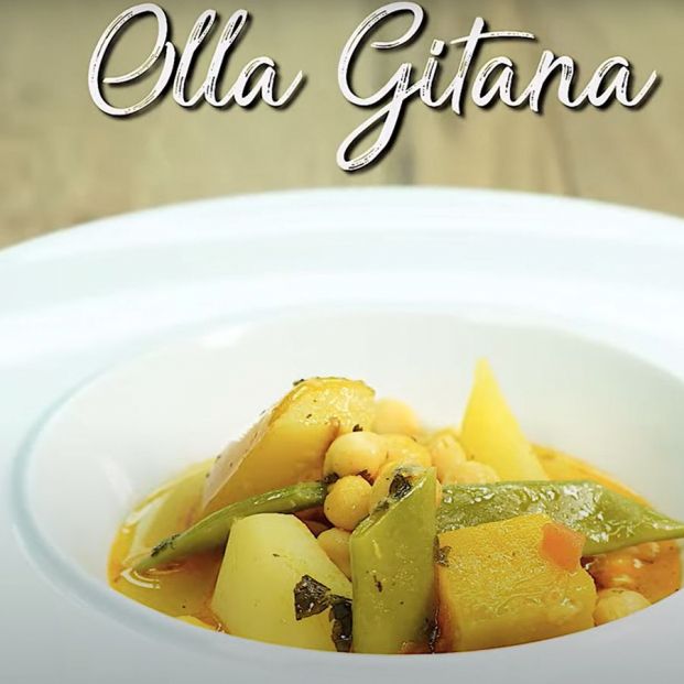 Olla gitana, receta fácil explicada paso a paso