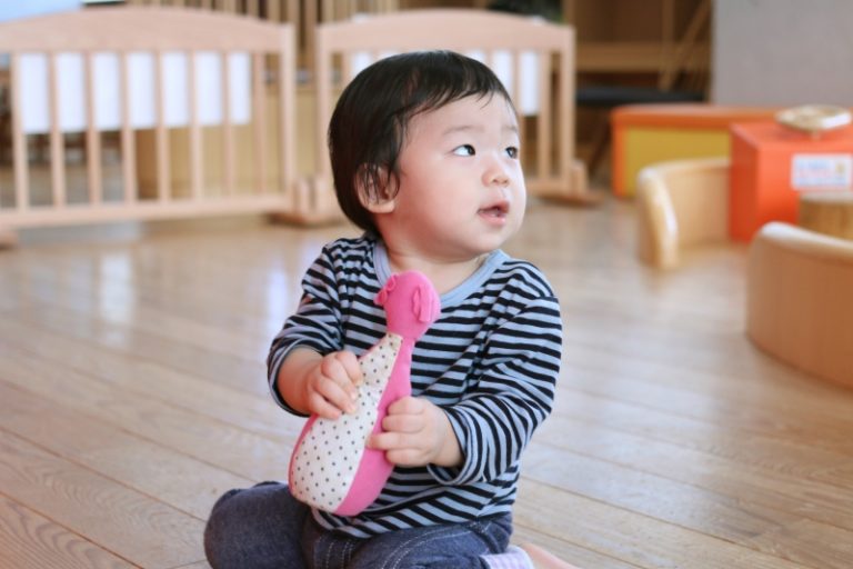 デイリープログラムに沿って行われる保育士の一日