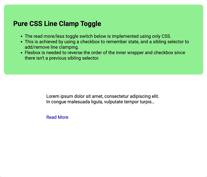 Pure CSS Line Clamp Toggle 6rian's IT Blog