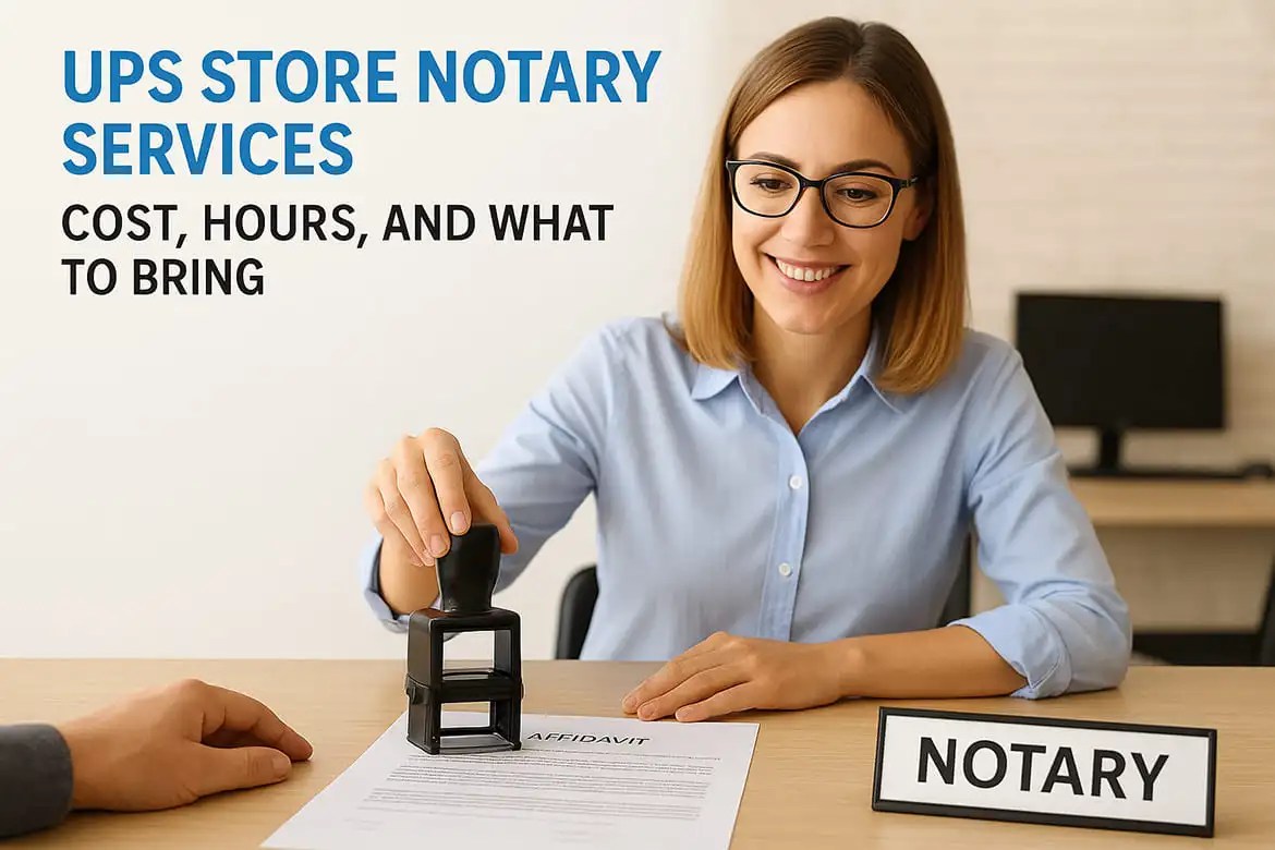 UPS Store Notary Services Cost, Hours, And What To Bring