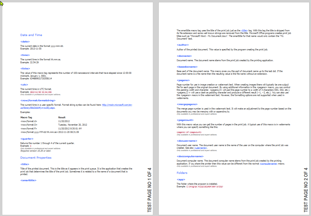 Adding Page Numbers / PDF Printer 7PDF
