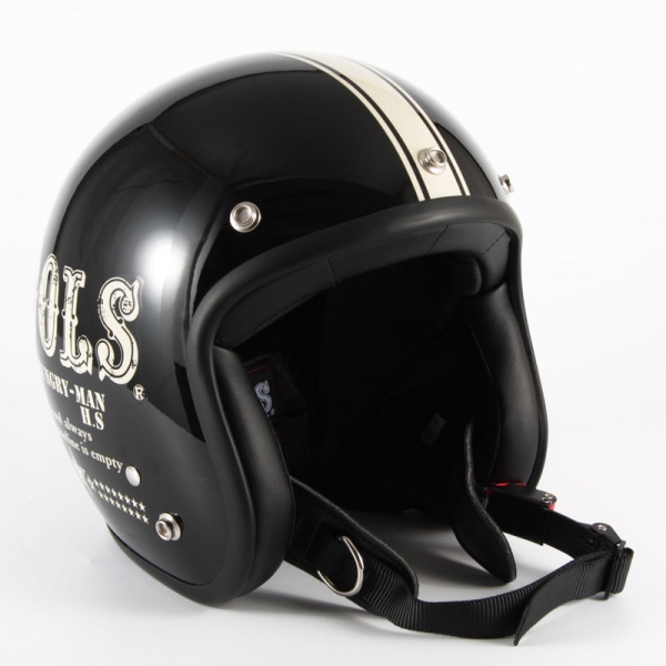 COOLS HUNGRY MAN XLサイズ(ブラック) ジェットヘルメット 72JAM ジャムテックジャパン