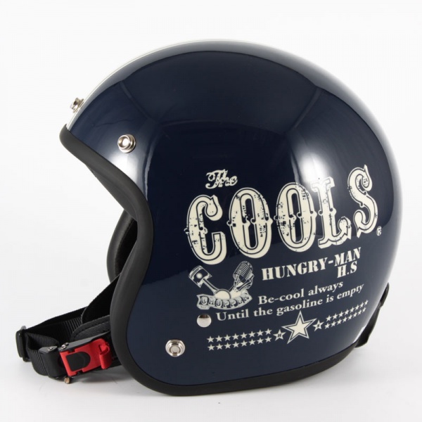 COOLS HUNGRY MAN XLサイズ(ネイビー) ジェットヘルメット 72JAM ジャムテックジャパン