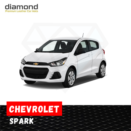 Chevrolet Spark 7D Diamond Premium Leather Car Mats (24MM)