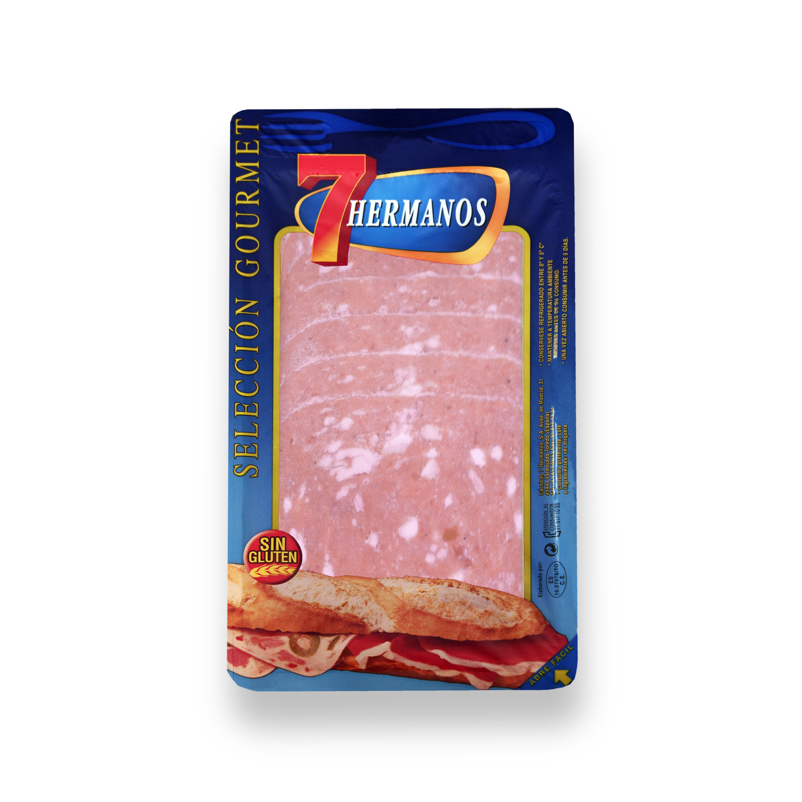 Sliced mortadella 100 gr Carnicas 7 Hermanos