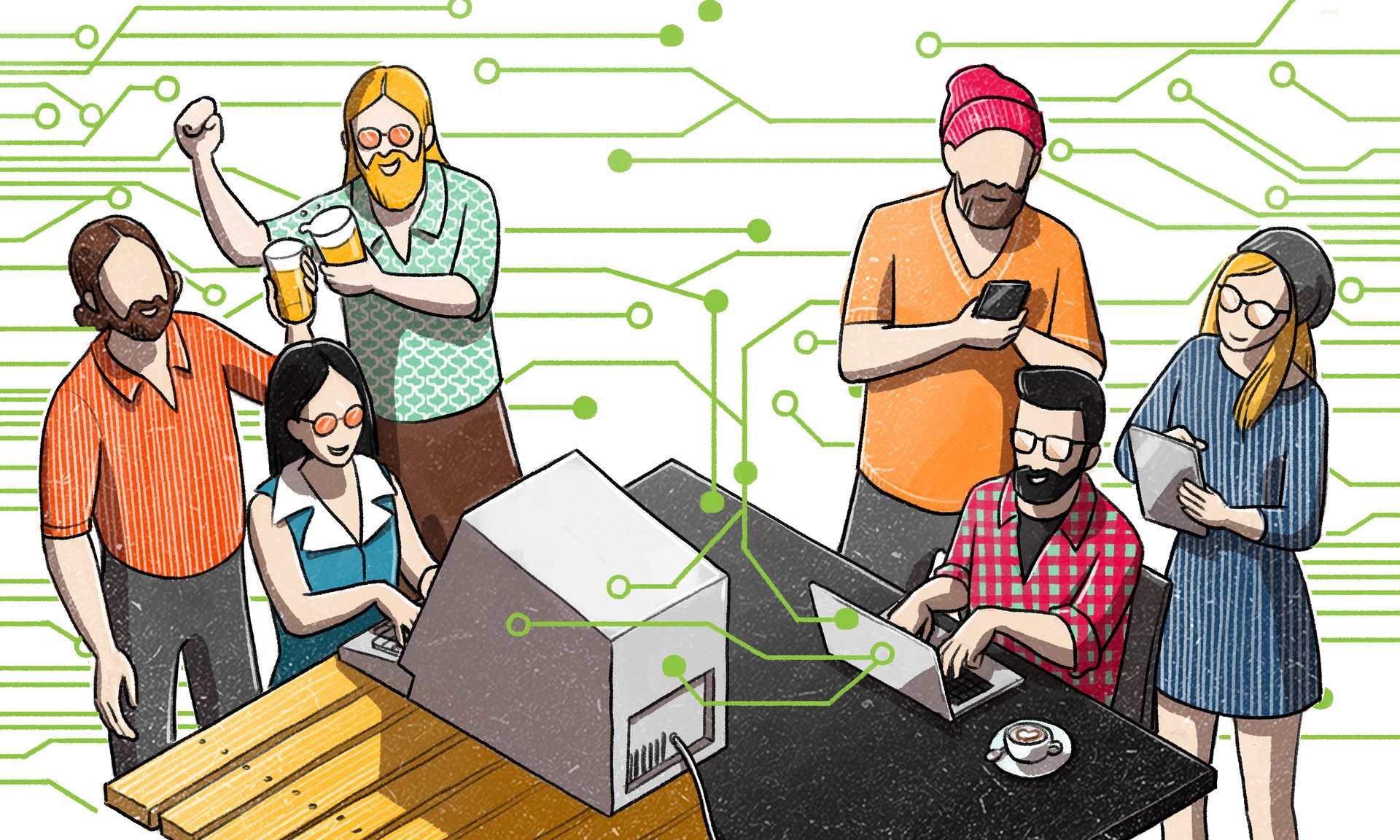 كيف اختُرع الإنترنت؟ 7iber حبر