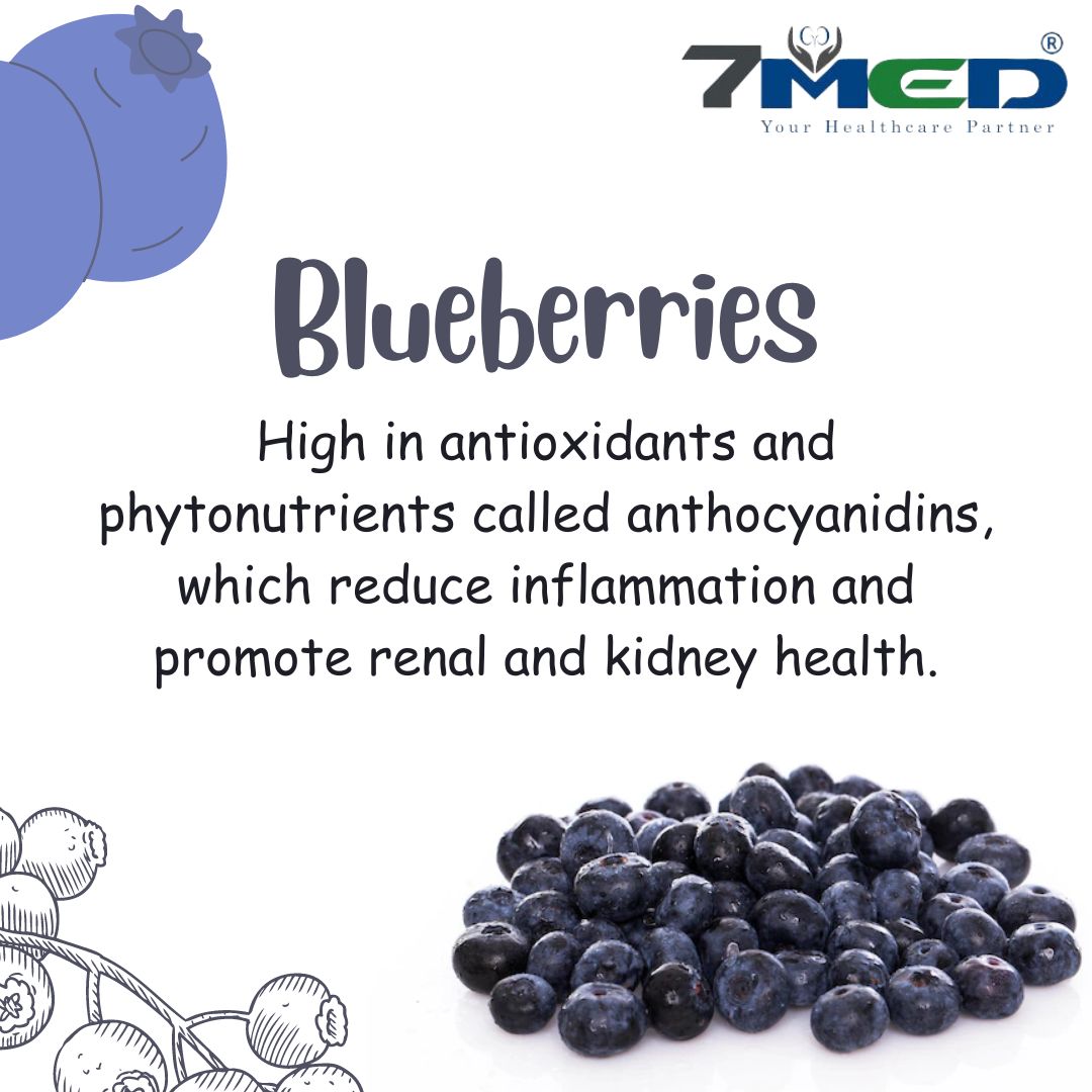 Kidney Friendly Food Blueberries 7Med India