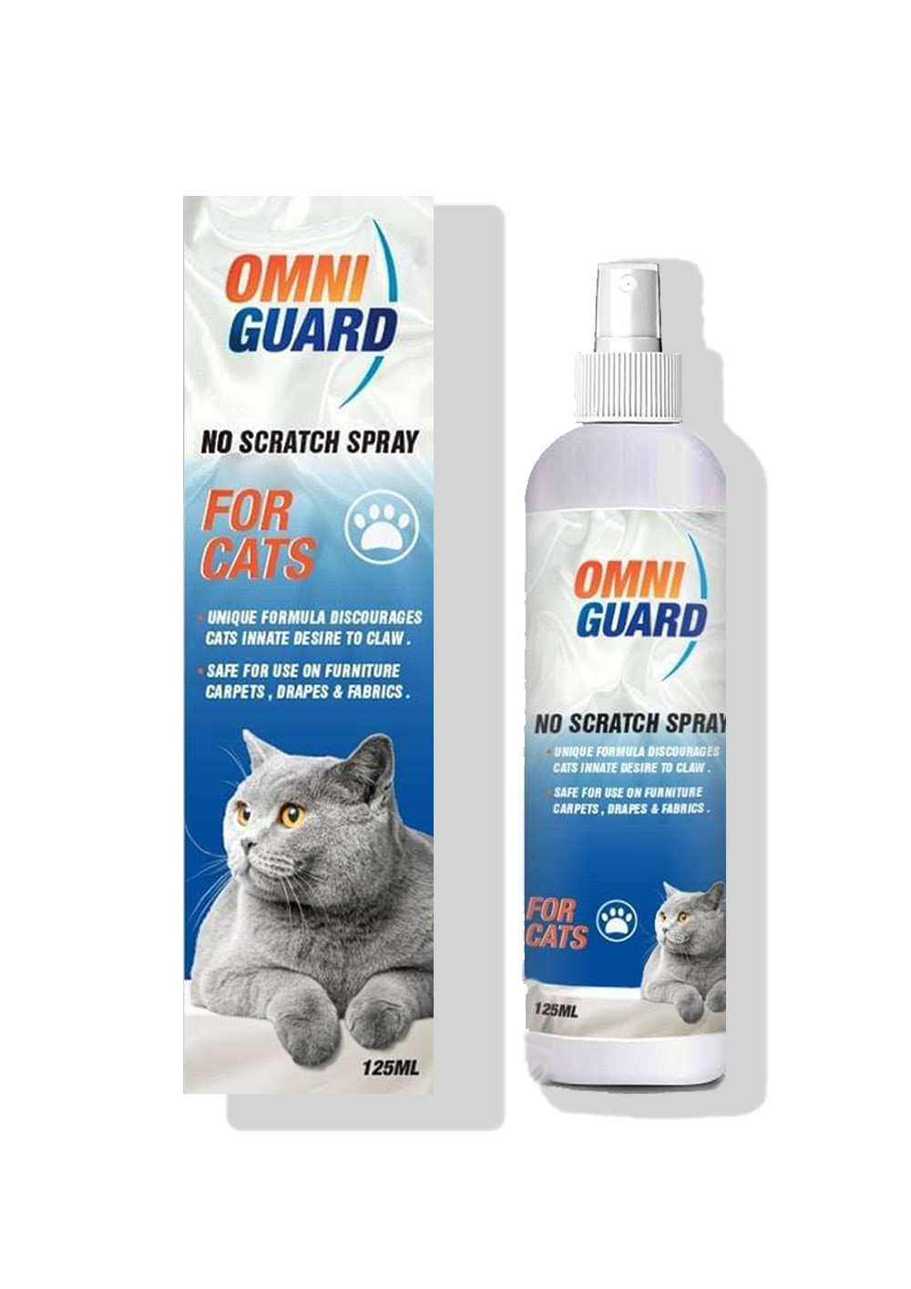 Omni Guard No Scratch Spray For Cats 125ml 7pets