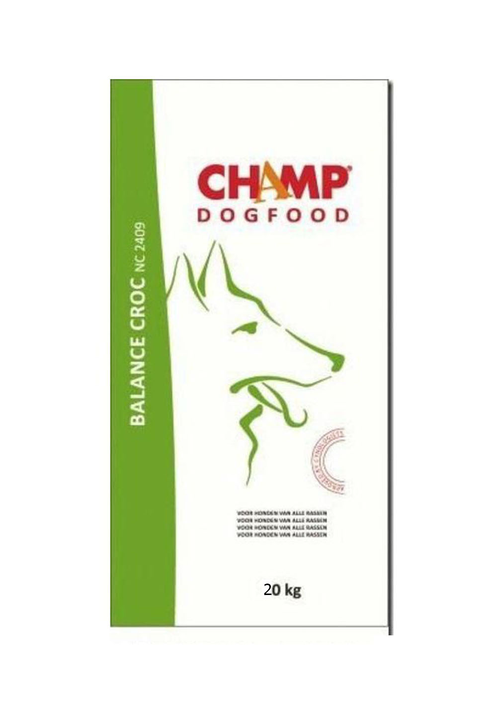 CHAMP Dog Balance CROC Green 20 kg 7pets