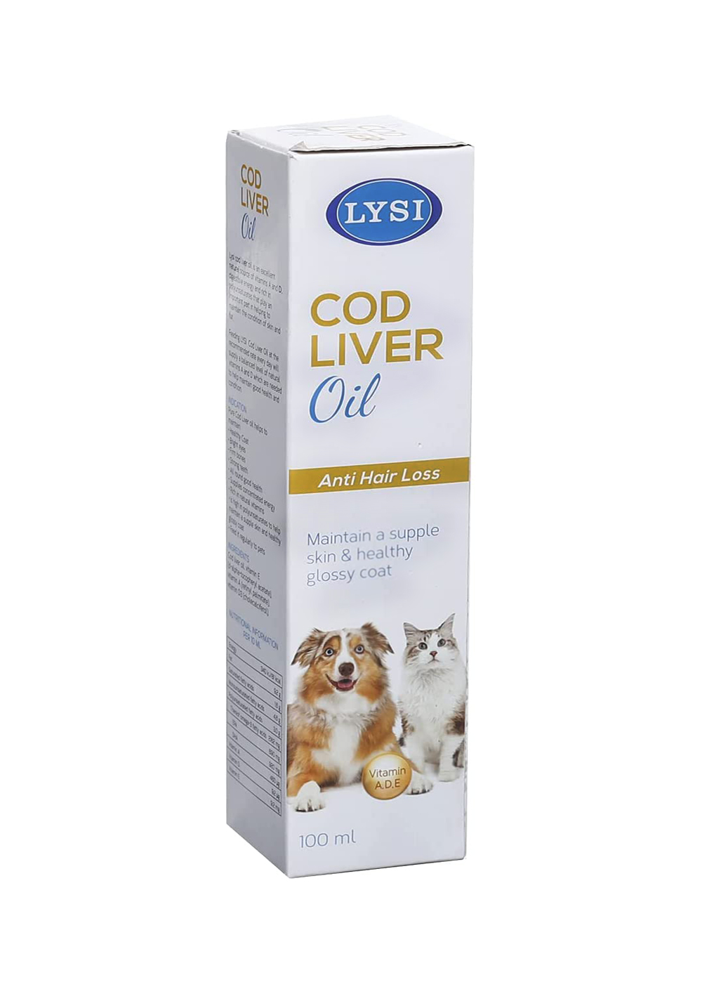 Cod Liver Oil Lysi 100ml 7pets