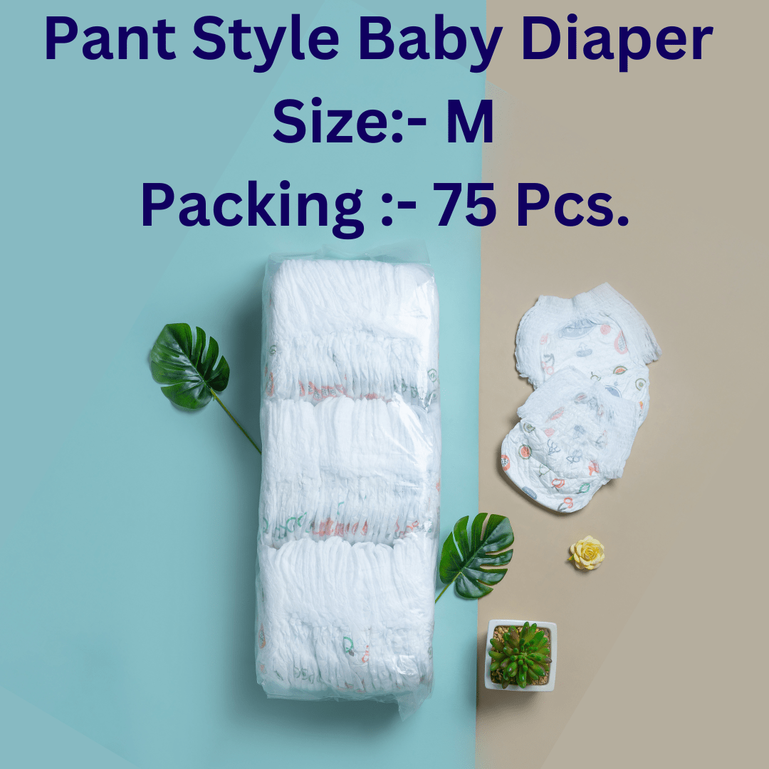 Pant Style Standard Diaper M (75 Pieces) 7 Soft