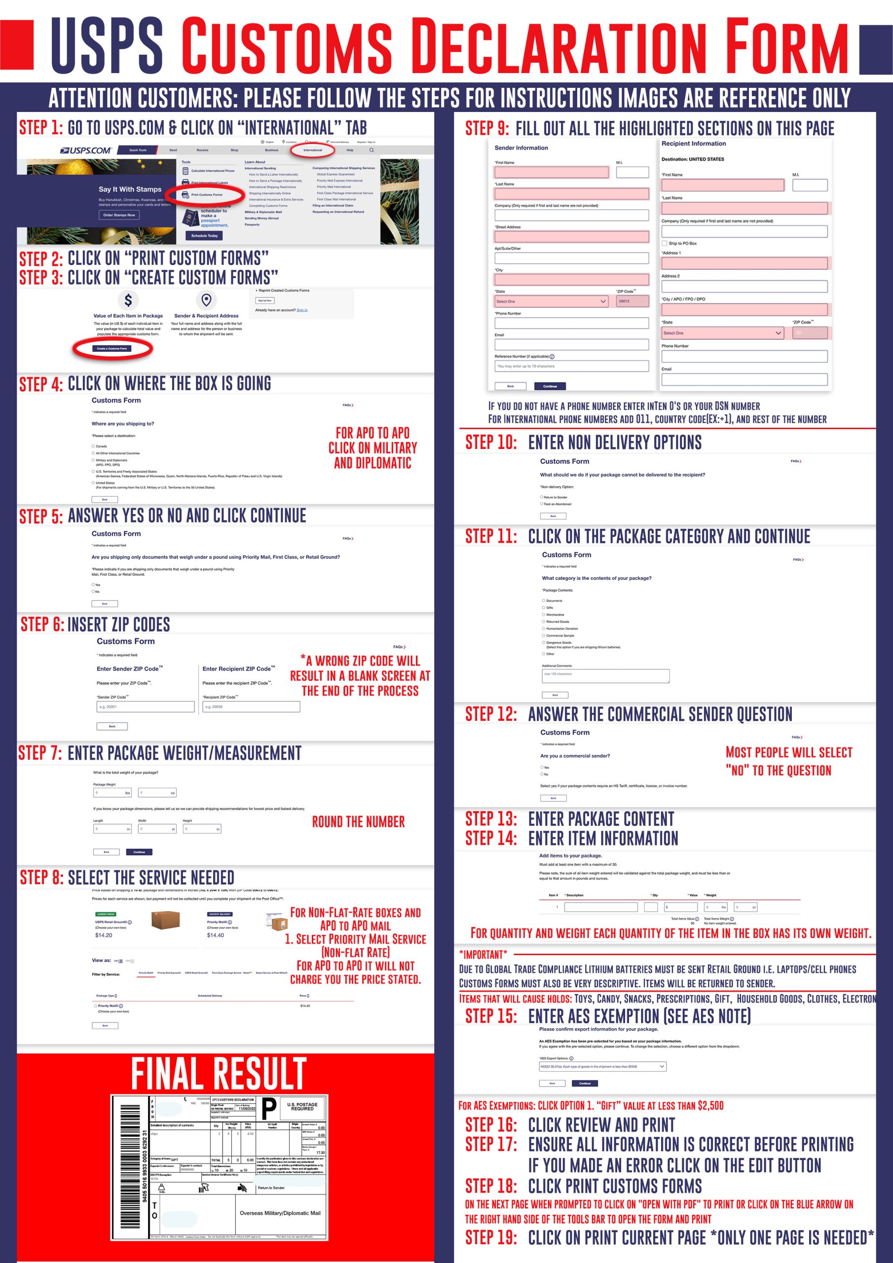 POST OFFICES 86 FSS Ramstein Air Base