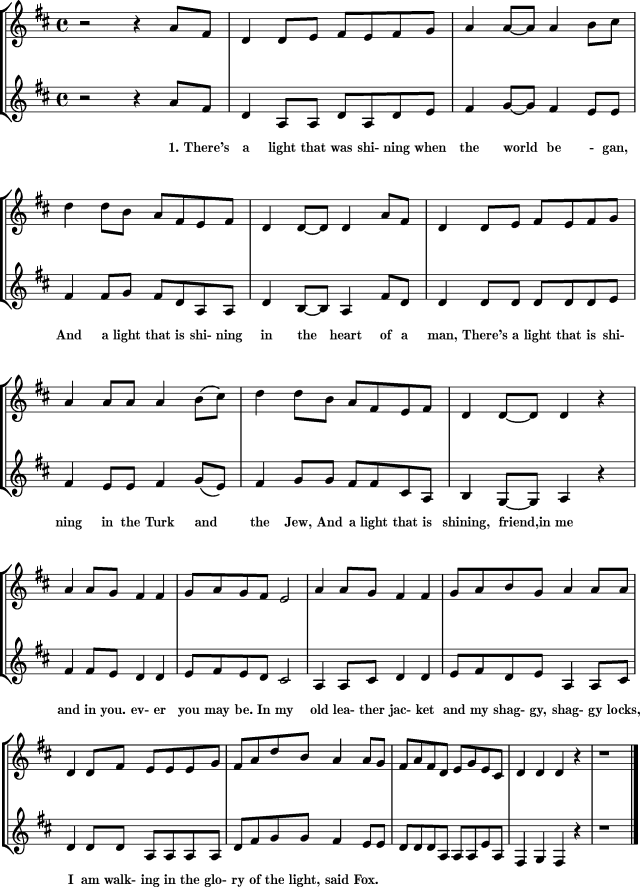 Walk in the Light for Treble Clef Instrument Free Sheet music for