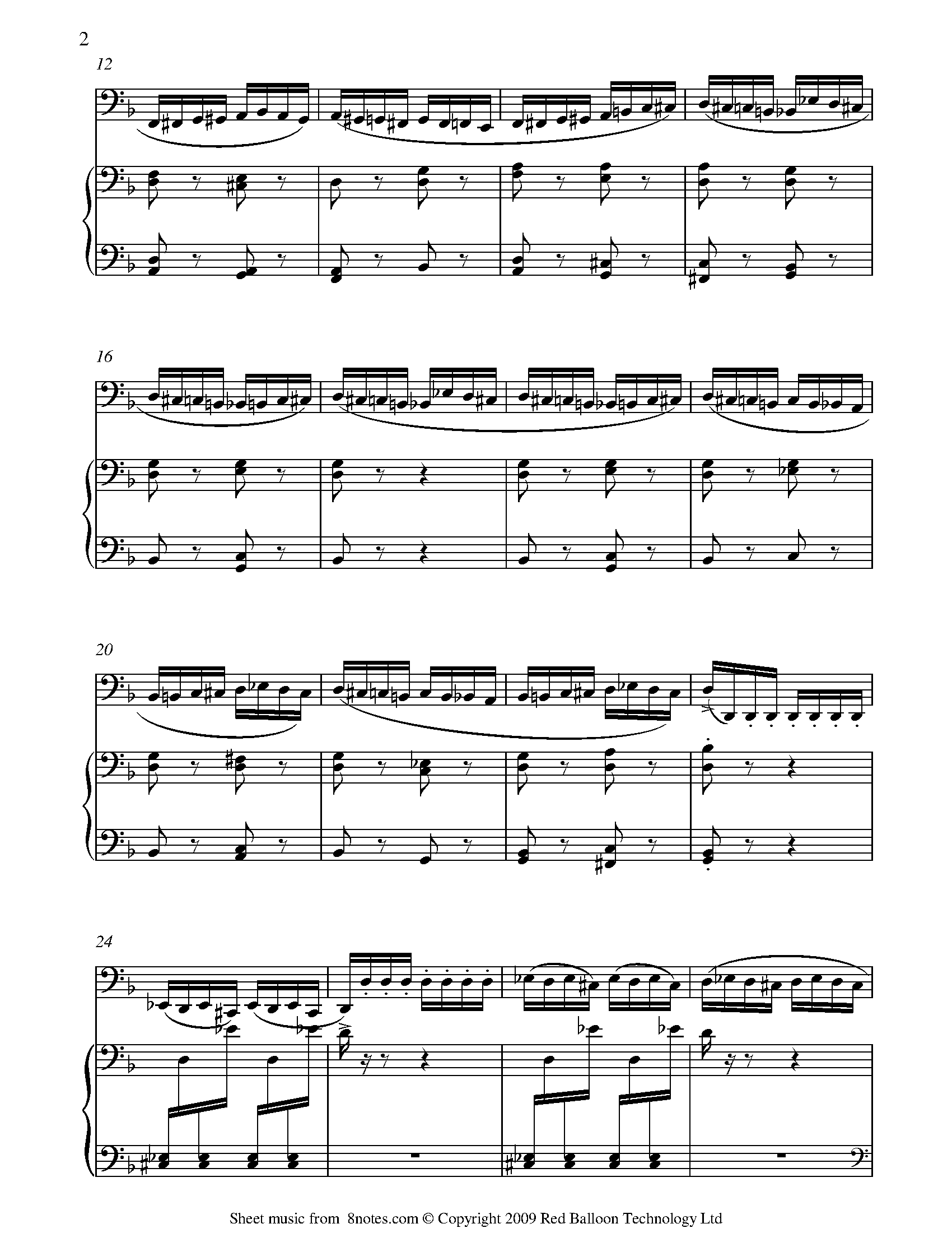 RimskyKorsakov Flight of the Bumblebee Sheet music for Bassoon