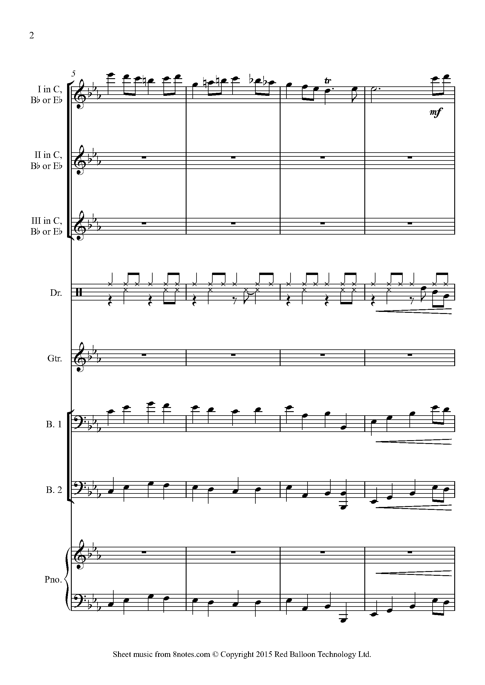 Jethro Tull Swinging Bouree (Homage to Jethro Tull) Sheet music for