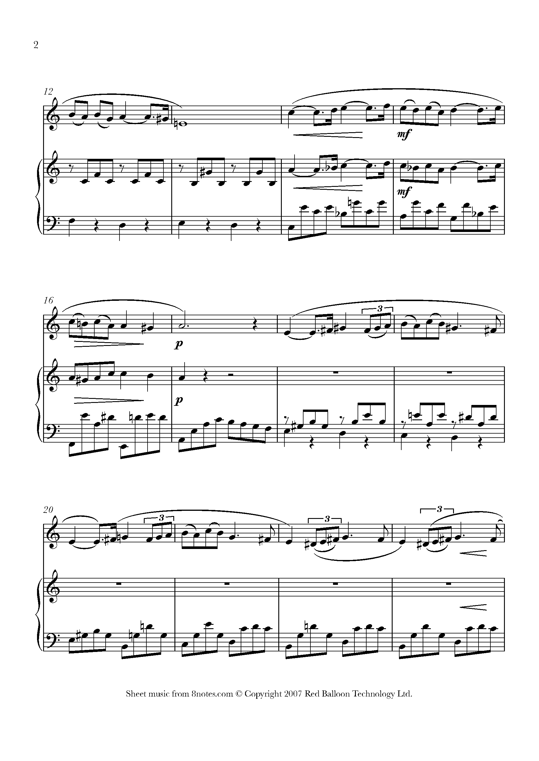 Fauré Pavane Sheet music for Oboe