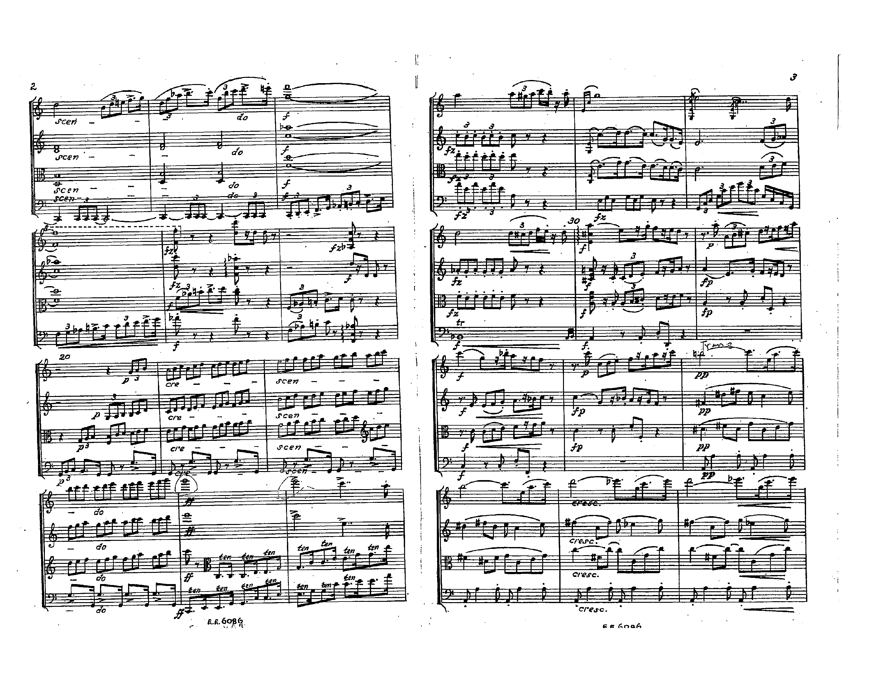 ﻿Dvořák, Antonín String Quartet No.11, Op.61 for String Quartet