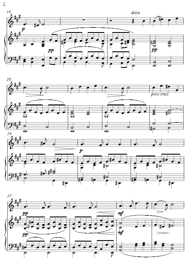 violin faure pie jesu sheet music