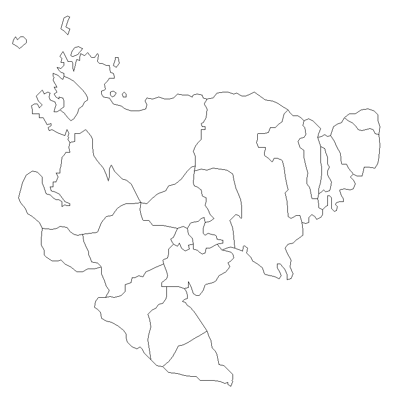 佐賀県の白地図を無料ダウンロード | 白地図専門店 佐賀県白地図 | 「平成の大合併」徹底追跡