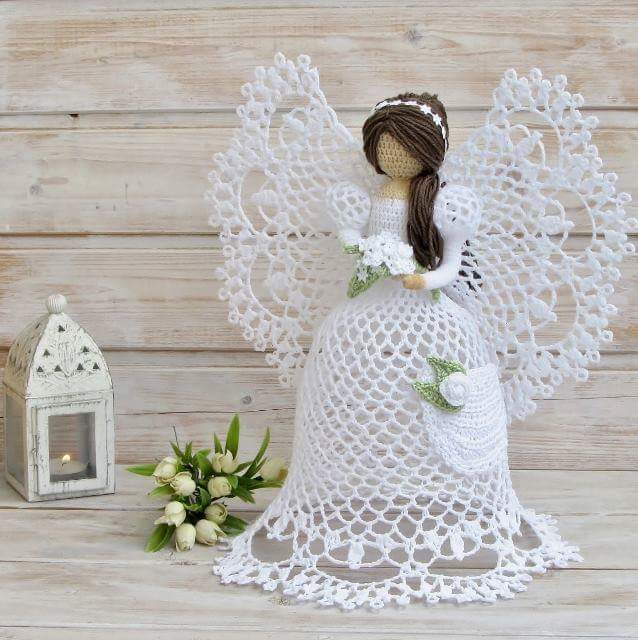 Crochet Angels with tutorial Home, Garden and Crochet Patterns and