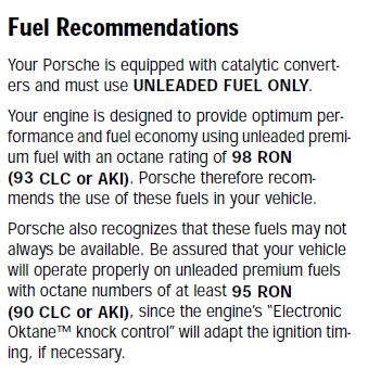 911uk.com - Porsche Forum : View topic - Fuel