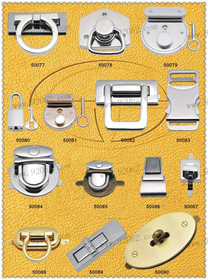 Bag Locks, Purse Locks, Turn Locks, Fasteners, Closures, School bag