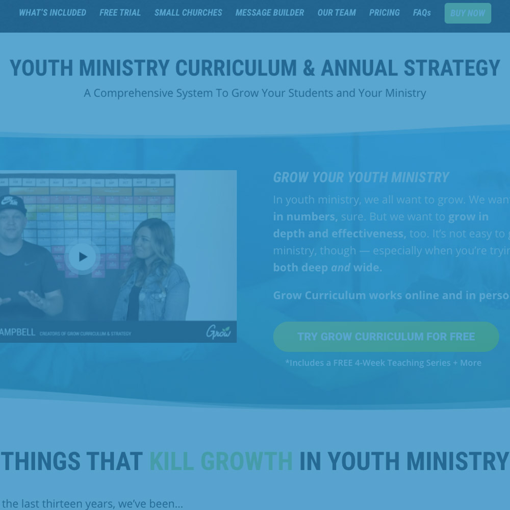 Grow Student & Kid's Ministry Curriculum