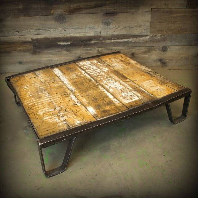 Industrial Pallet Art Rocker Coffee Table 99 Pallets