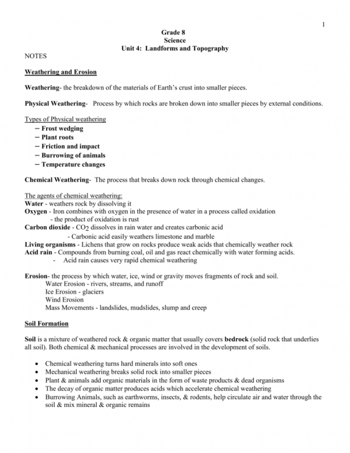 How Is Soil Formed? Worksheets 99Worksheets