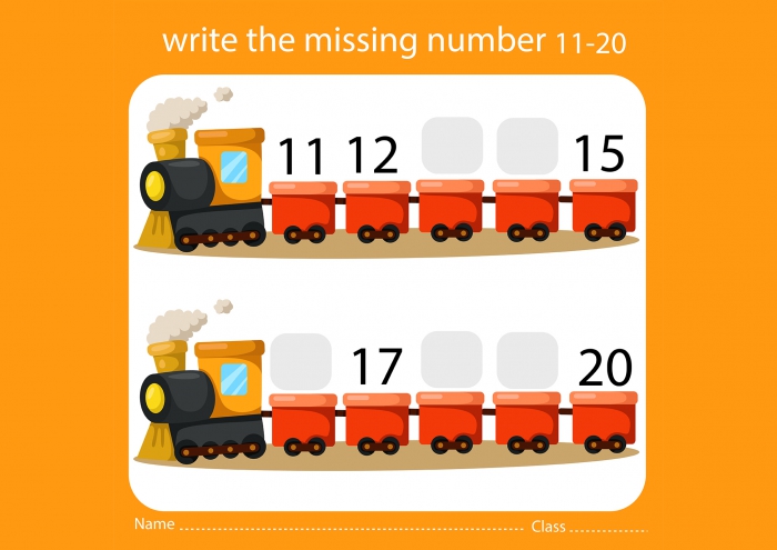 Missing Numbers 1115 Worksheets 99Worksheets