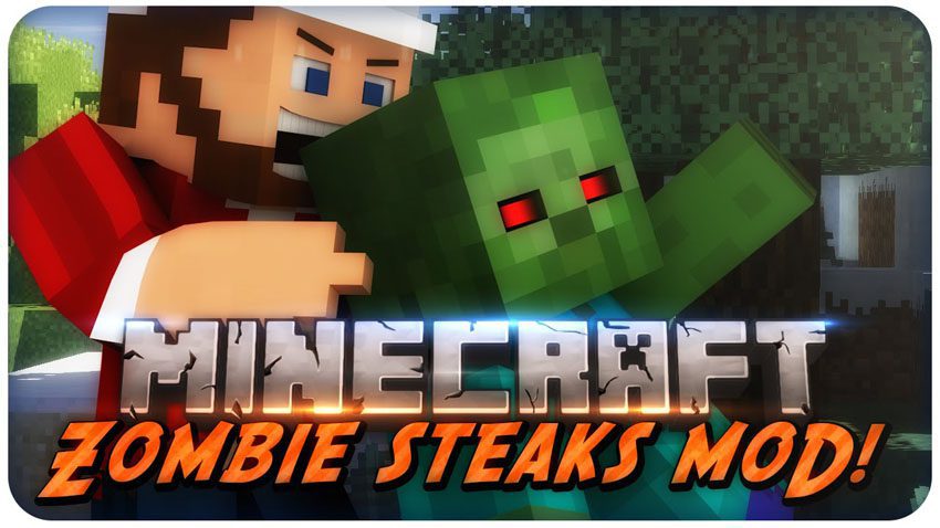 Zombie Steaks Mod 1.12/1.11.2 (How to Eat Zombie in Minecraft