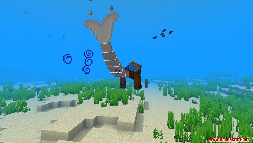 Mermaid Tail Mod 1.16.4/1.15.2 (Mythical Creatures, Ocean Adaptations)