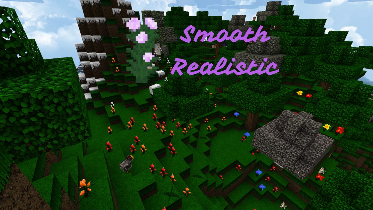 Smooth Realistic Resource Pack 1.12.2/1.11.2