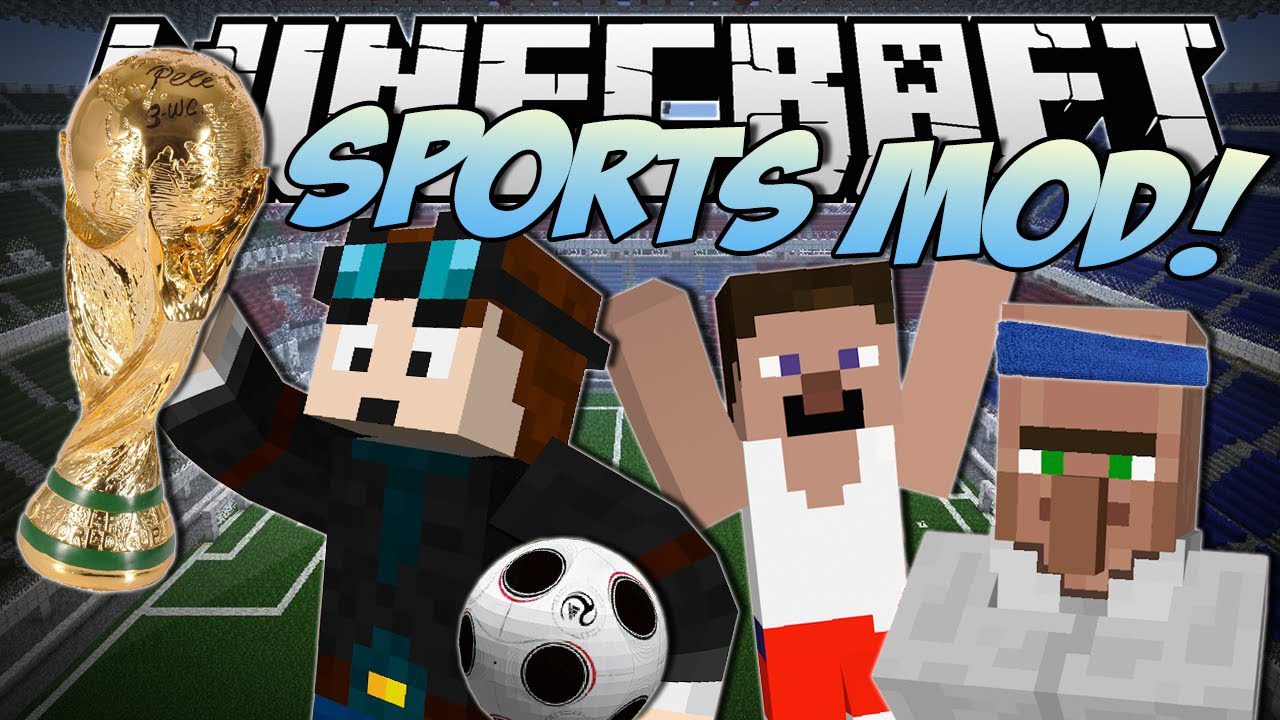 Sports Mod 1.7.10 (Football, Basketball, Tennis, Baseball)