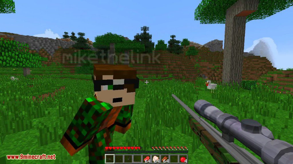 The Hunt Mod 1.7.10 (Deer Hunting, Traps, Snipers)