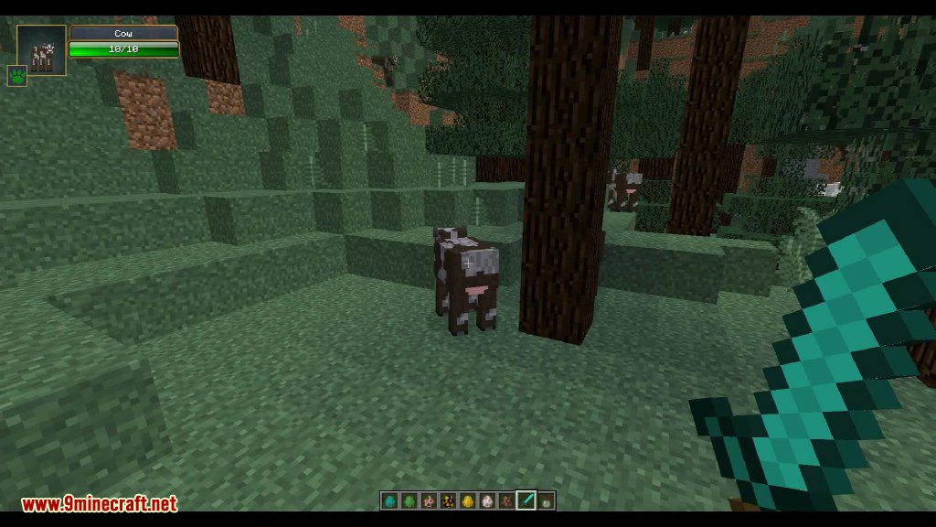 Damage Indicators Mod 1.12.2/1.7.10 (Health Bars for Mobs
