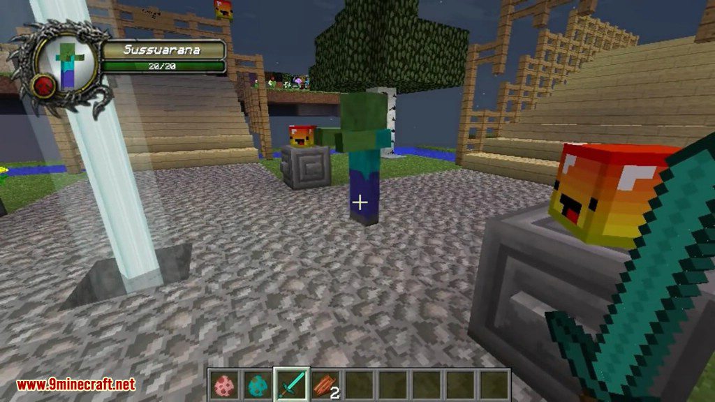 Damage Indicators Mod 1.12.2/1.7.10 (Health Bars for Mobs