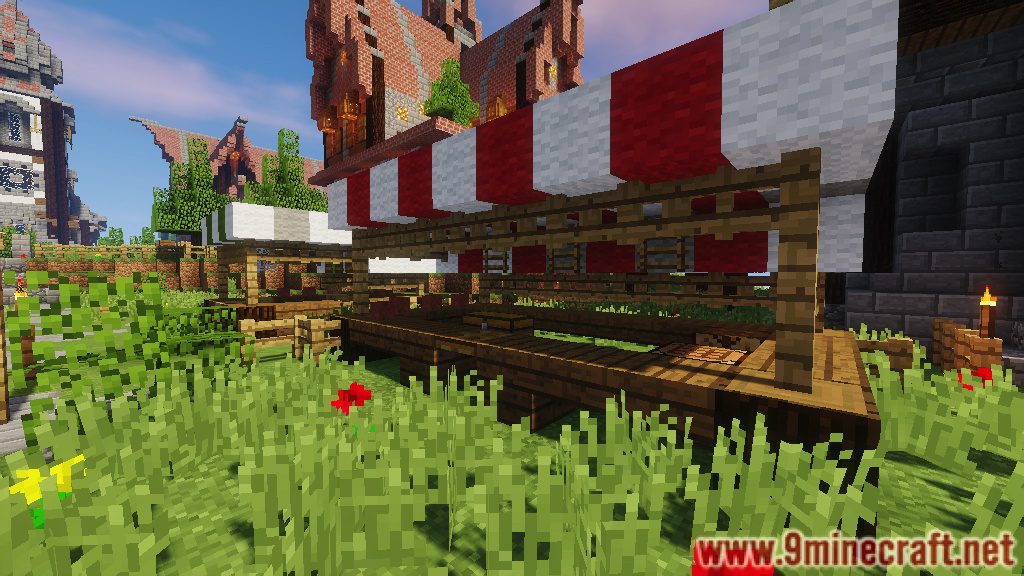 Medieval Town Map Pack 1.12.2/1.11.2 for Minecraft