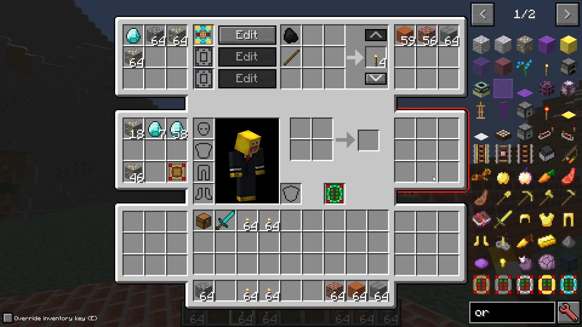 Advanced Inventory Mod 1.12.2/1.11.2 (New Efficient Inventory System)