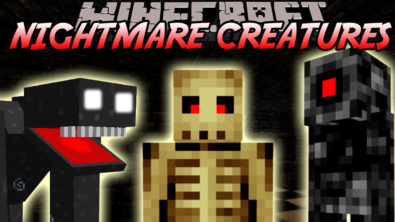Nightmare Creatures Mod 1.7.10 (Make Minecraft Scarier)