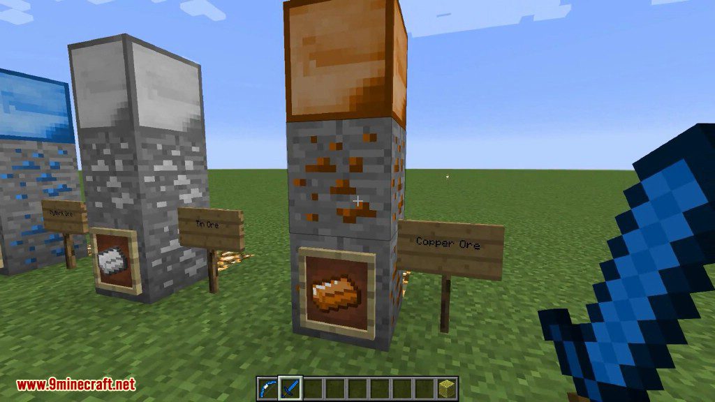 Copper in minecraft will start as the nice shiny light brown color we all know from the metal in the real world. Simpleores Mod 1 16 5 1 15 2 New Alloy Ingots And Items 9minecraft Net