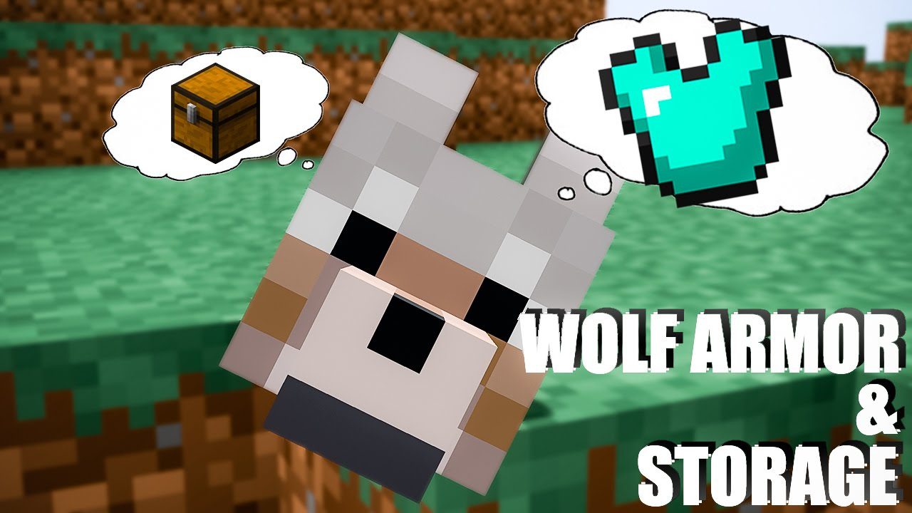 Wolf Armor & Storage Mod 1.12.2/1.11.2 (Minor Tweaks for Wolves)