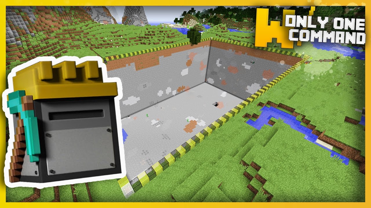 Customizable Quarry Command Block 1.11.2